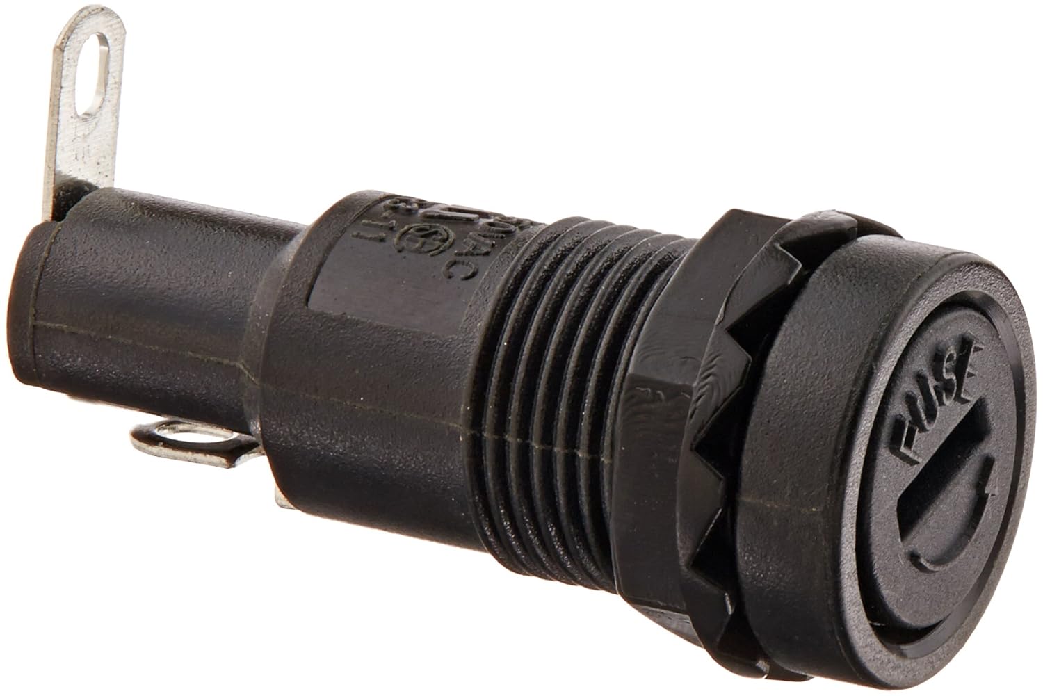 Mersen GPM Panel Mount Fuse Holder with Screwdriver Slot Cap, Solder