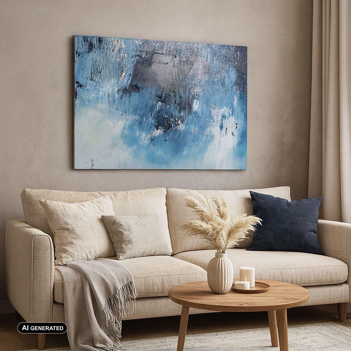 Stampe da Parete Moderne 100x70 cm Quadro su Tela Astratto Arte - 4155