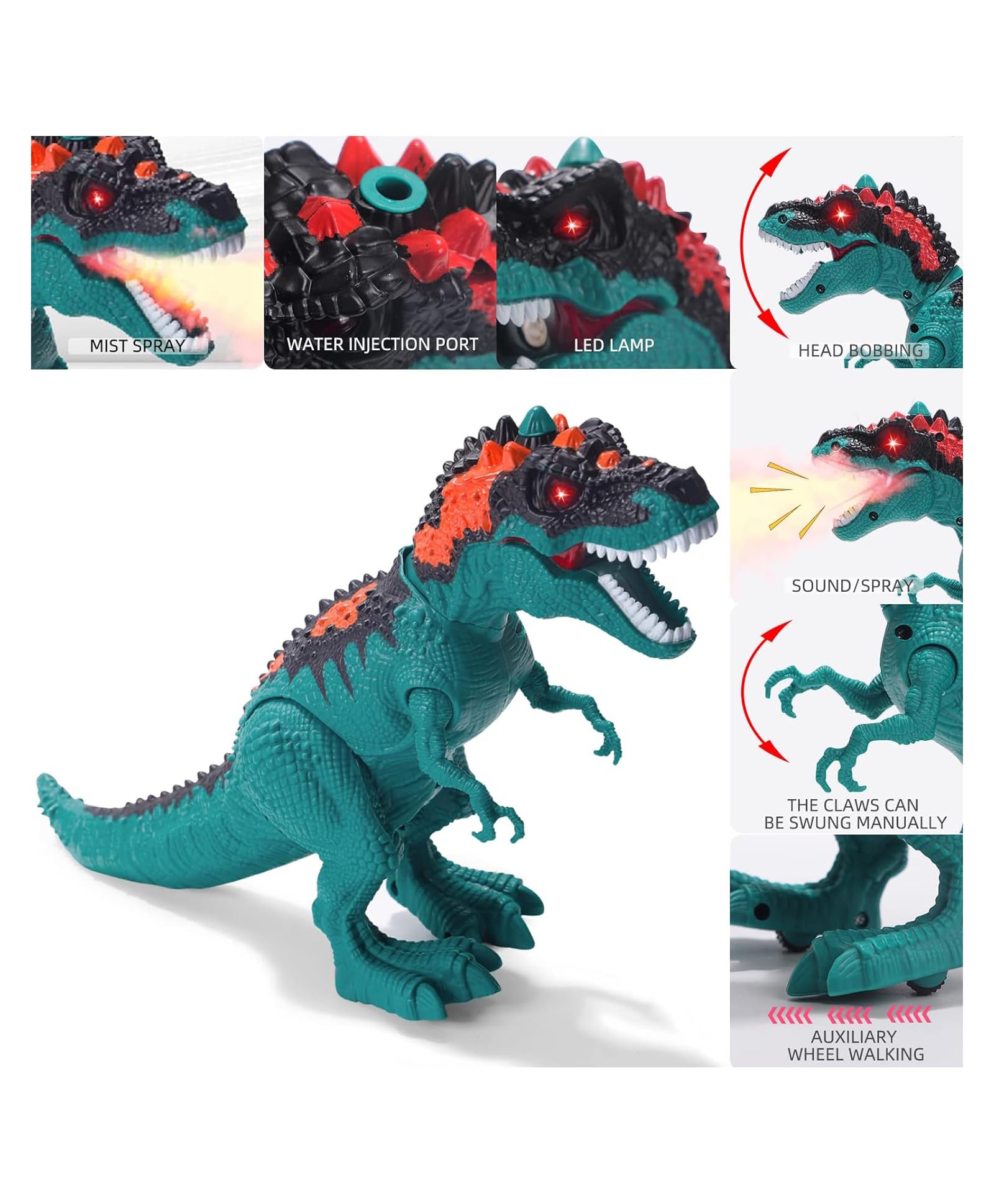Buy KeenKid Remote Control Dinosaur Toy - Interactive Toy Walking