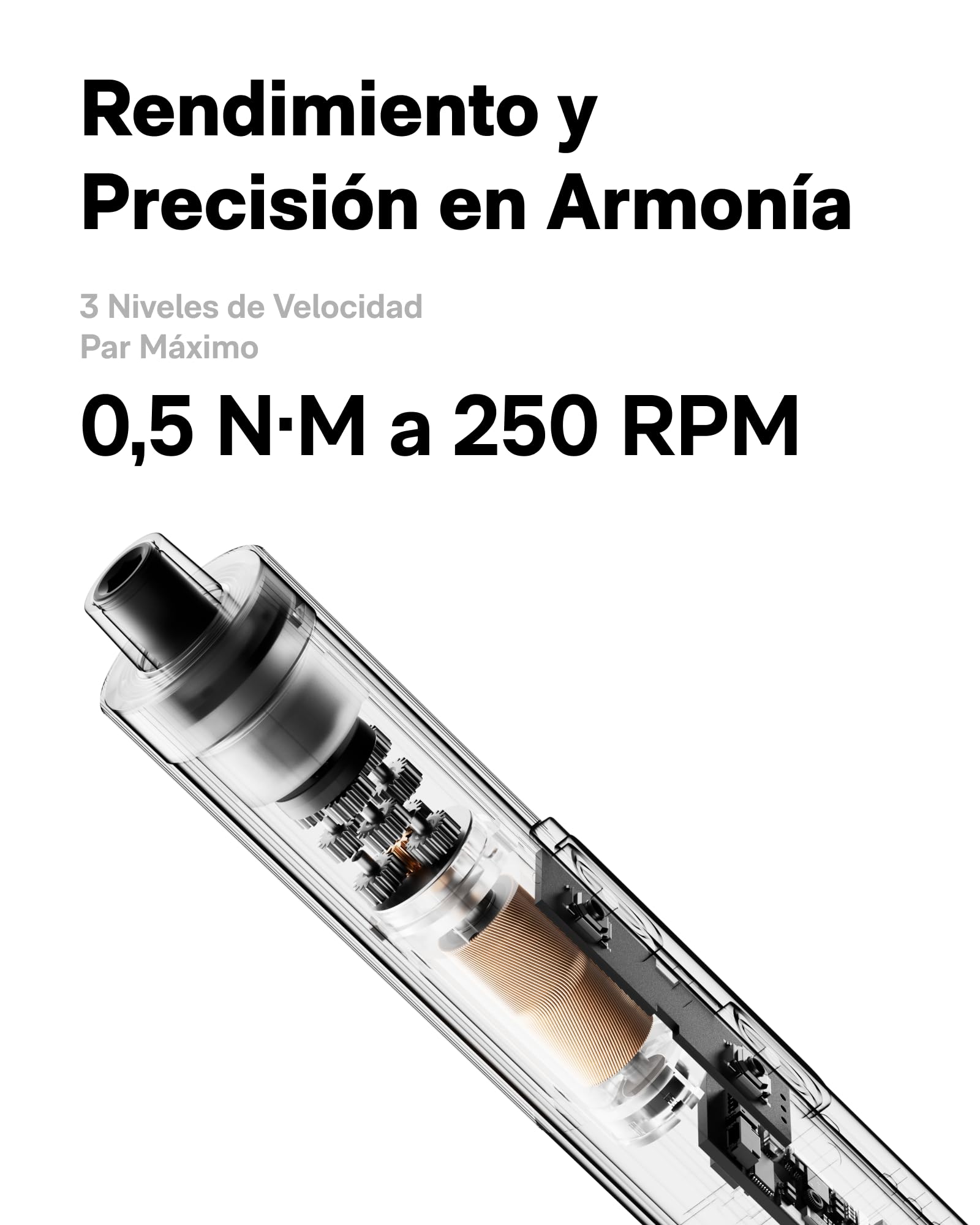 HOTO SNAPBLOQ Juego de Destornillador Eléctrico de Precisión, 56 en 1 Mini | SNAPBLOQ S-A01, 3 Torques, Kit Reparación Electrónicos: Teléfonos, Portátiles, DIY