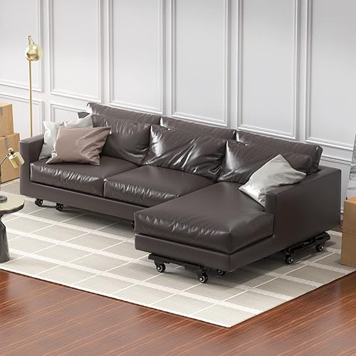 Miniatura 7 de SOLEJAZZ Furniture Mover Dolly - 4 ruedas resistentes para muebles pequeños, rodillos con 4 ruedas de capacidad de 440 libras, plataforma rodante