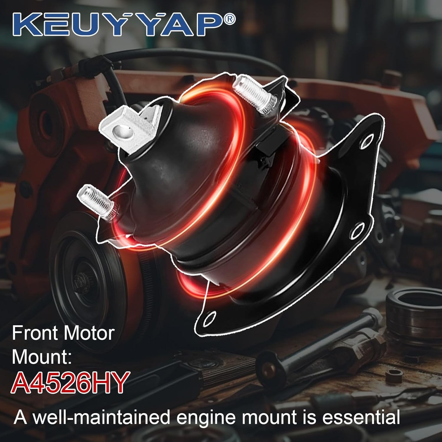 6Pcs Engine Motor Mount Compatible with Acura TL 3.2L 3.5L 2007 2008 Transmission Mount Set, Replace A4526HY A4599HY A4517 A4591 A65022 A65025, Silver/Black, CA-EM0054