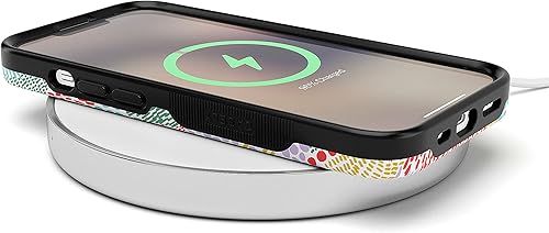 Vista 722 de Casely Funda para iPhone 13 Compatible con MagSafe Color Splash de medianoche Funda retro abstracta Color de medianoche Splash Abstracto