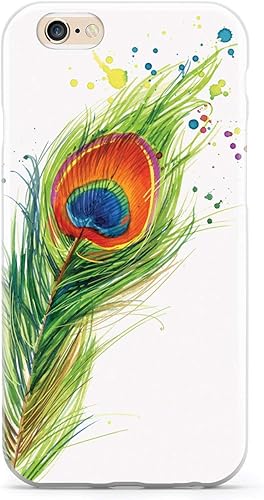 Miniatura 14 de Inspired Cases - Compatible con iPhone Xs Max - Funda protectora con textura 3D para Apple iPhone Xs Max - Plumas de pavo real acuarela