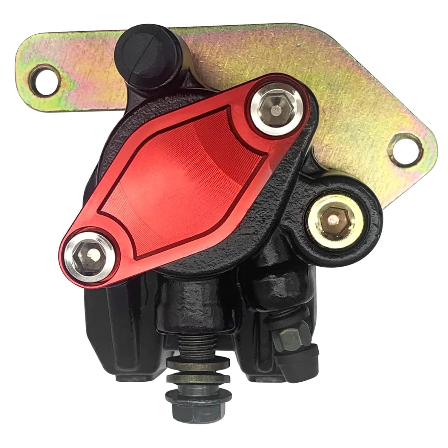 Pinza freno posteriore e freno di stazionamento off blocco per Yama-ha Banshee 350 YFZ350 Warrior 350 Wolverine 350 YFM350 Raptor 660 YFM660 Blaster 200 YFS200 con Pastiglie