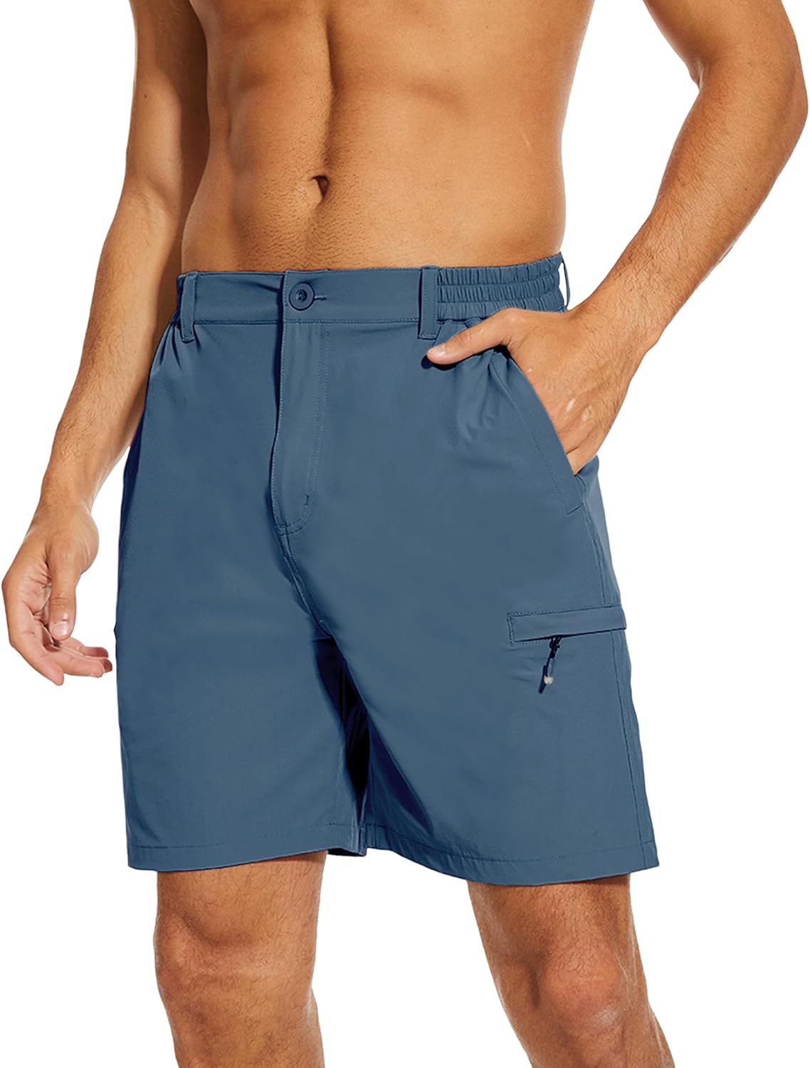 NATUVENIX Hiking Shorts Men, Quick-Dry Fishing Shorts for Men Lightweight Stretch Work Shorts Causal Travel