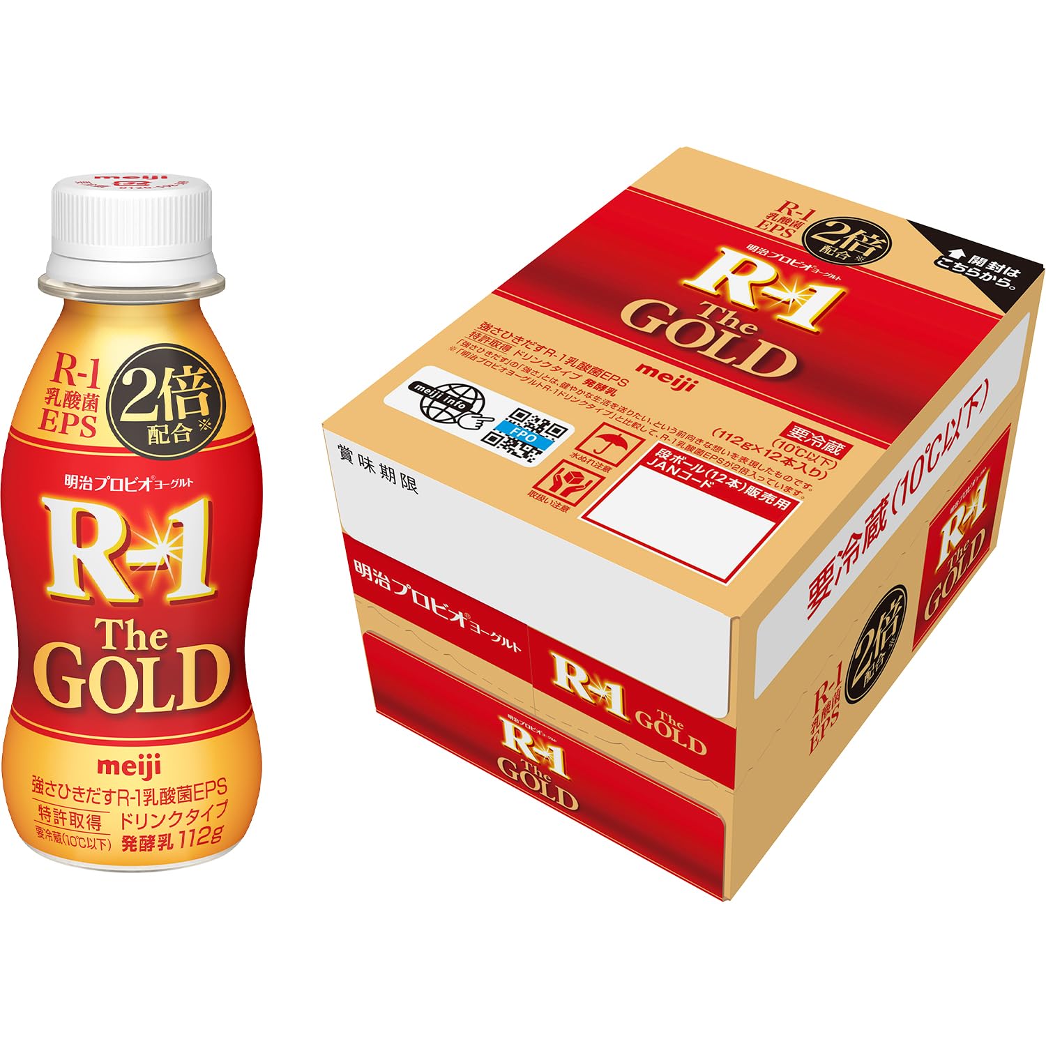 Amazon.co.jp: 【Amazon.co.jp限定】R－1ドリンクTHE GOLD112g×12本