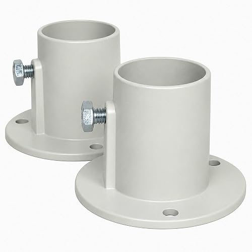 Blue Wave Cast Aluminum Pool Ladder Flanges for Above Ground Pools, 2-Pack