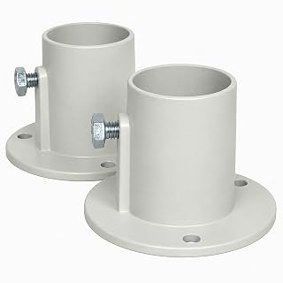 Blue Wave Cast Aluminum Pool Ladder Flanges for Above Ground Pools, 2-Pack