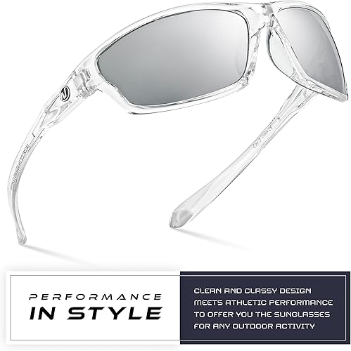 Miniatura 351 de Nitrogen - Gafas de sol deportivas polarizadas envolventes para hombre y mujer, UV400, para conducir, pescar, correr, andar en bicicleta, gafas