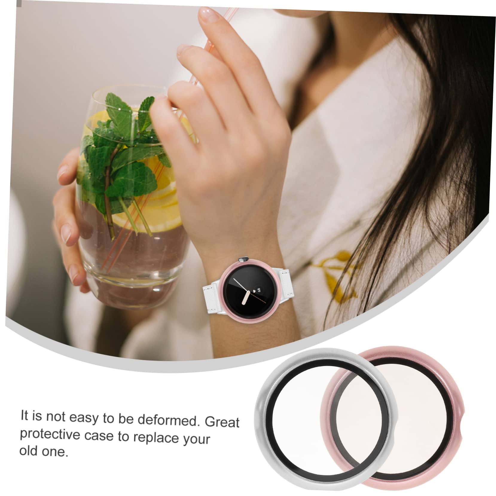 OSALADI 10pièces Couvre-écran De Montre Trempé pour Watch Coque De Anti-Rayures Et Anti-Chocs Installation Facile