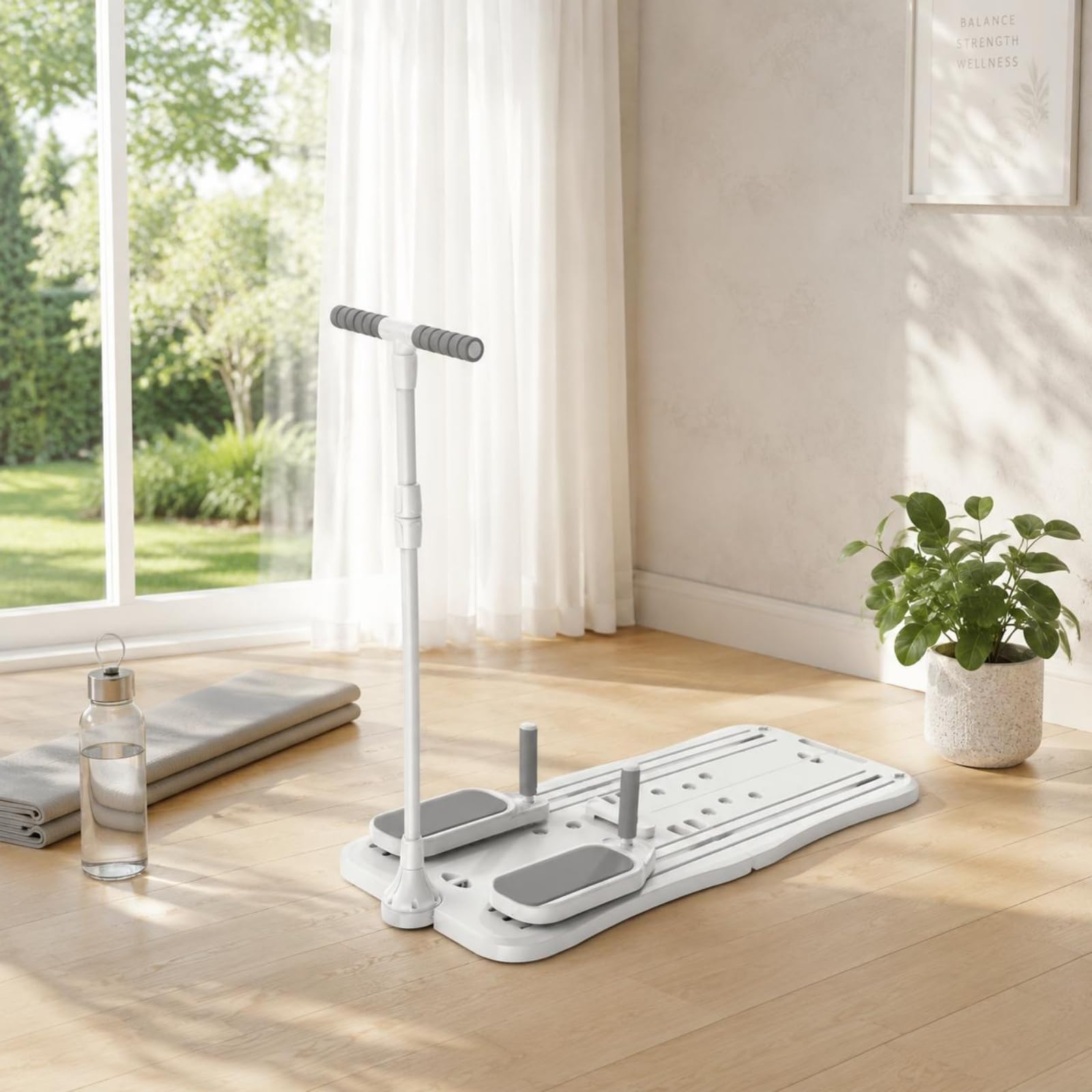 Macchina da Scivolamento Indoor Multifunzione Ski Machine Domestica Split Macchina Cardio Gambe per Casa, Interno