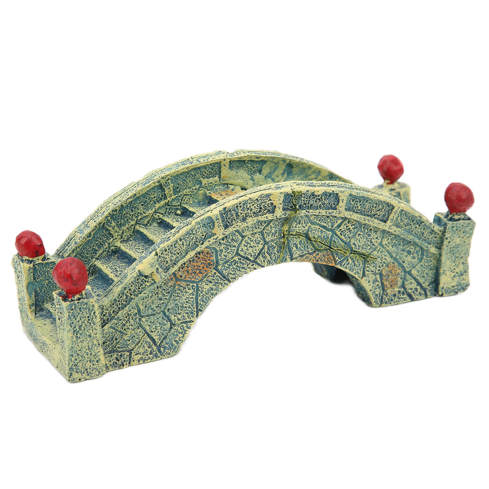 Liyong Aquarium Landscaping Bridge, Aquarium Ornaments Fish Tank Landscaping Decoration Resin Environmentally Safe for Aquarium for Landscaping Decoration