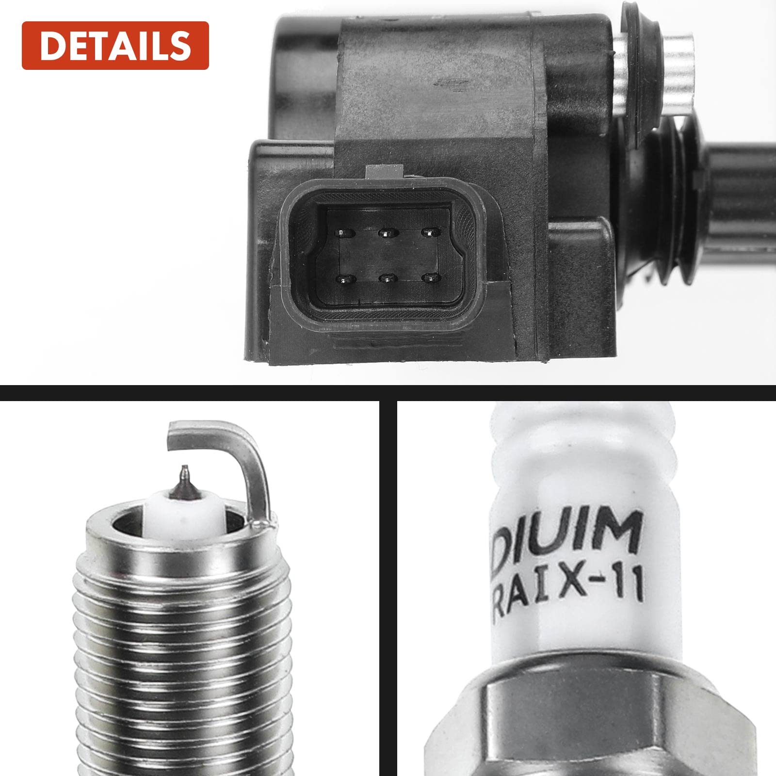Frankberg 1 bobina de encendido + 4 bujías 0242229654 | Compatible con: Tour combinado, Caravana Astra G T98, Vectra (B) CC J96, Meriva MK I X03, Corsa C X01