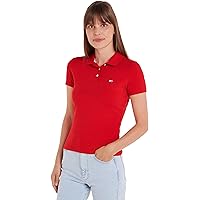 Tommy Jeans Maglietta Polo Maniche Corte Donna Tjw Slim Essential Polo Ss Slim Fit