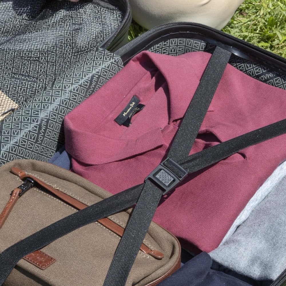 NUMADA - Maleta de Viaje Upfly ABS con Cierre de Combinación y 4 Ruedas Dobles 360. Maleta Rígida Resistente, Ligera con Interior Compartimentado