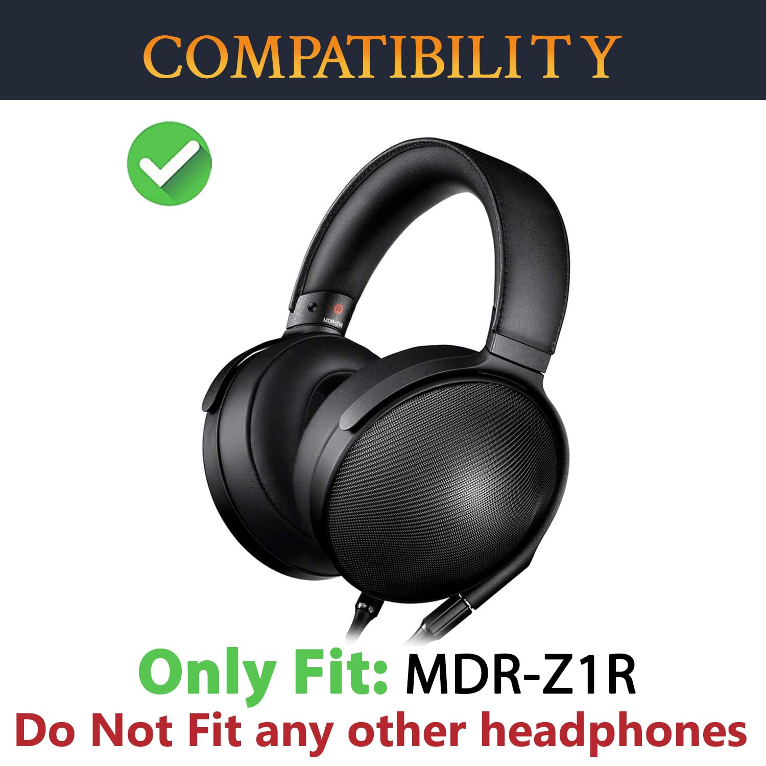 Amazon.com: SOULWIT Replacement Earpads for Sony MDR-Z1R (MDRZ1R