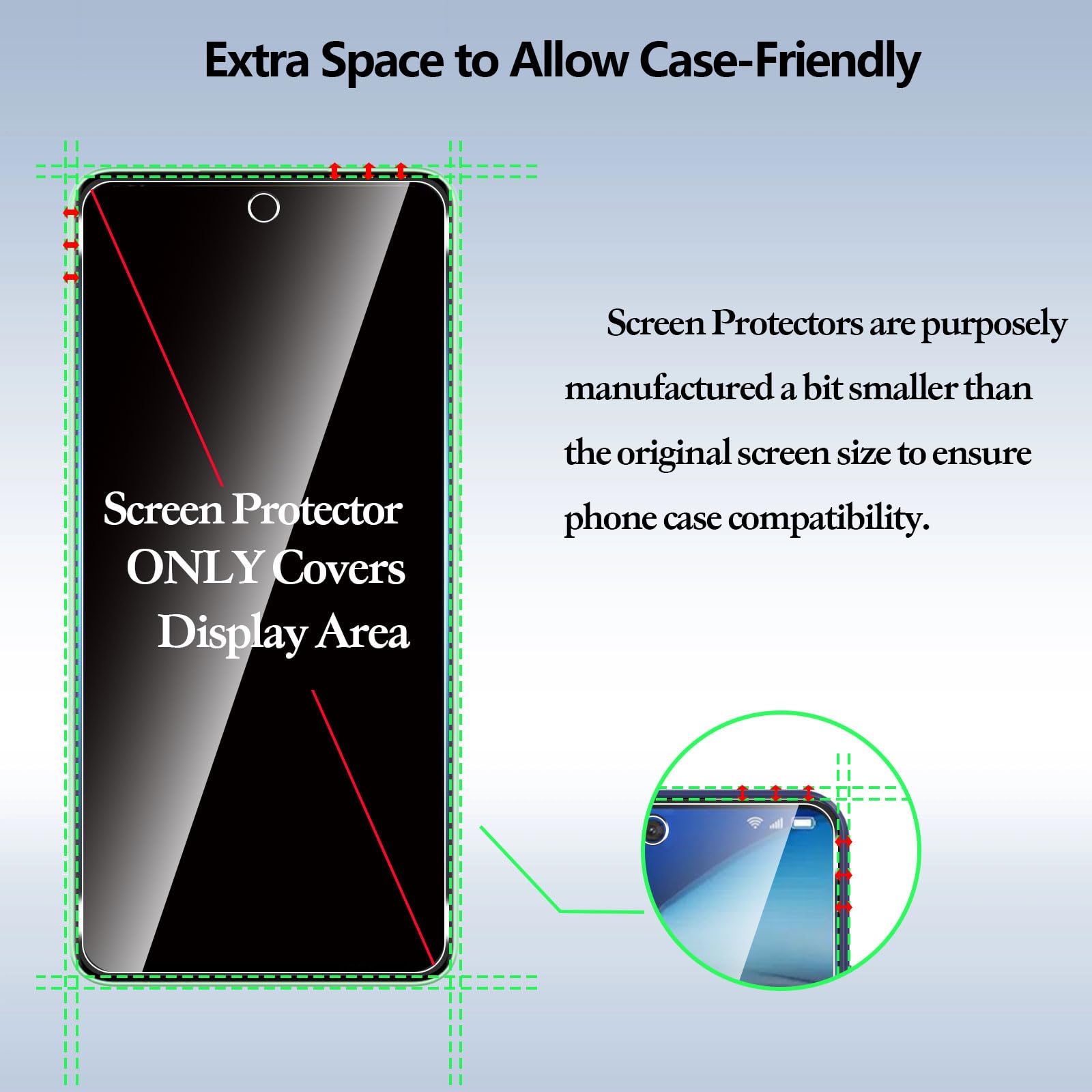 Tempered Glass Screen Protector For TCL 505, 50 SE, 501, 502, 50 5G - 9H Hardness, Anti-Scratch