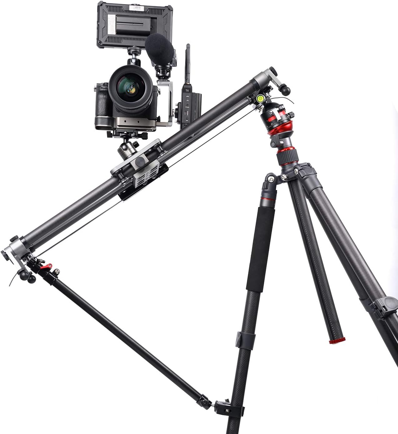 Holiday Deals 🛒 YC Onion Camera Slider Support Arm Stabilizer, Tripod Support Arms for Increasing Stability, Lightweight, Adjustable Length (2 Arms in) Flash Deals - 70% OFF YC Onion Camera Slider Support Arm Stabilizer, Tripod Support Arms for Increasing Stability, Lightweight, Adjustable Length (2 Arms in)