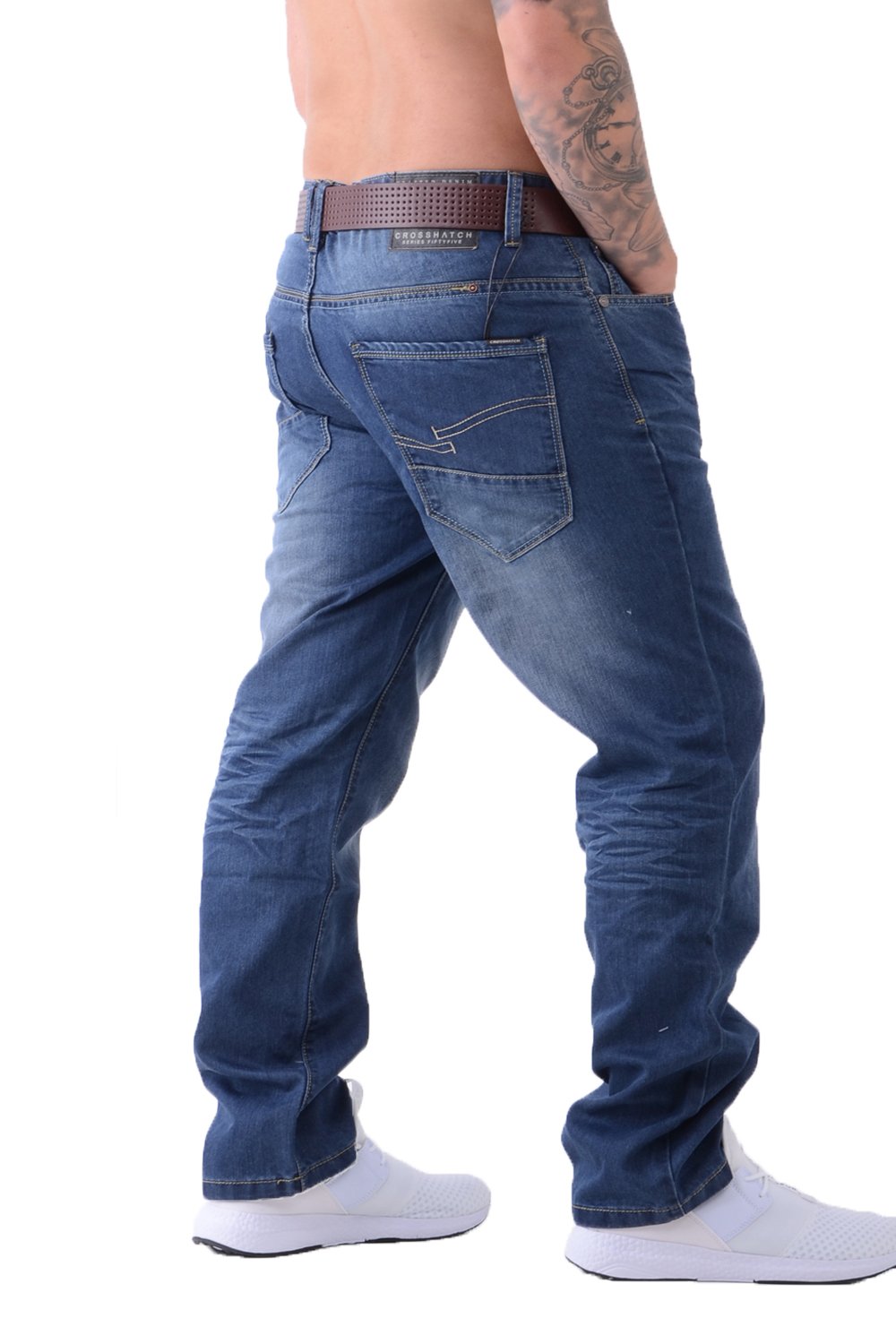 Mens Crosshatch Classic Straight Leg 