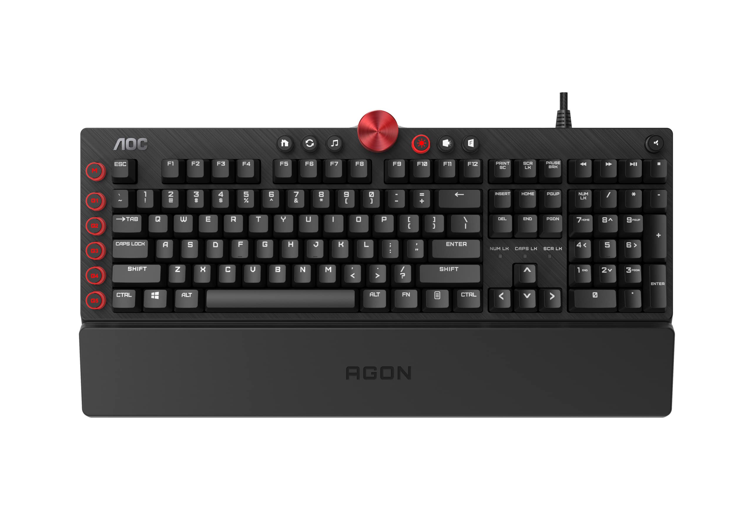 AOC AGK700 Tastiera Gaming Italiana Cherry MX Red