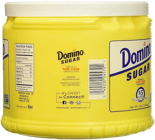 Miniatura 3 de Domino Pure Cane White - Azúcar granulada de 4 libras (paquete de 2)