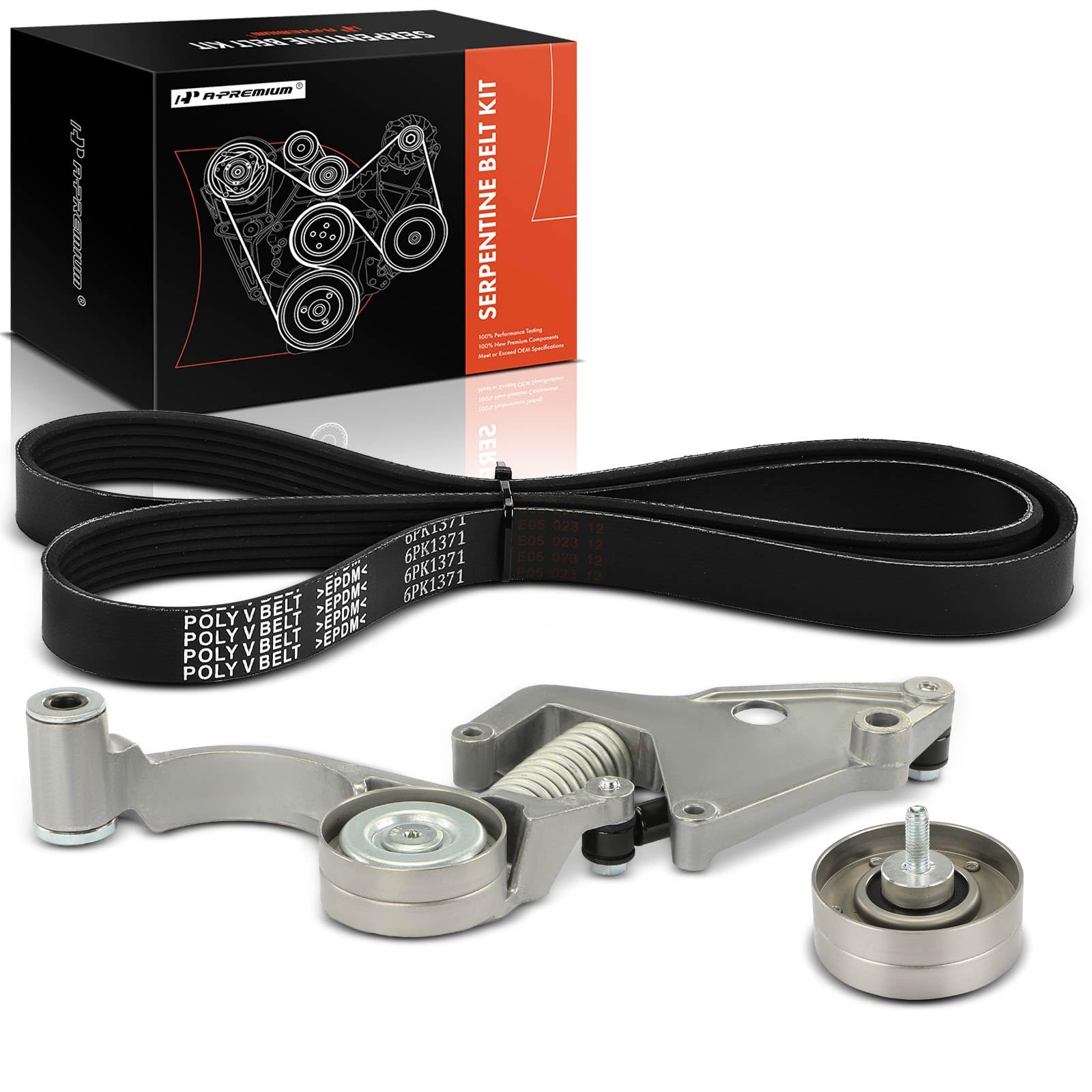 Mini R52 R53 R56 Cooper Drive Belt Tensioner PULLEY BELT 11287520199 Set 3 E