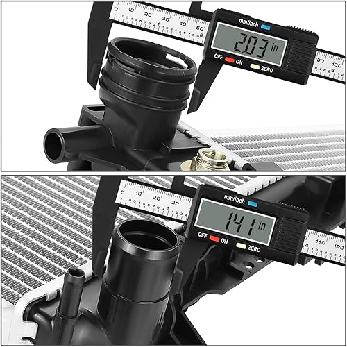 Miniatura 6 de DNA MOTORING OEM-RA-13318 - Radiador de refrigeración de aluminio de 1 fila compatible con Sprinter 2500 3500 3.0L AT 2010-2017