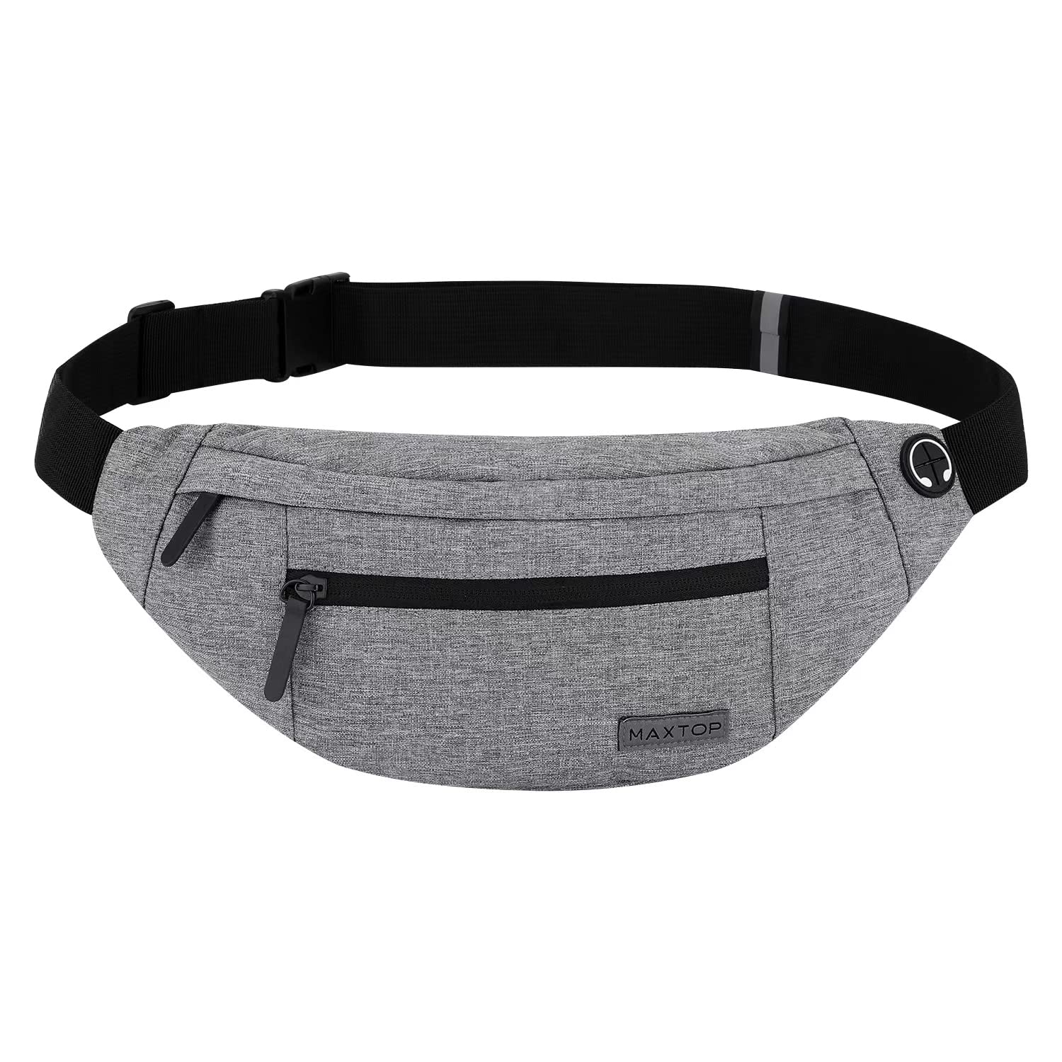 Riñonera gris para mujeres y hombres, regalos para disfrutar de viajes, manos libres