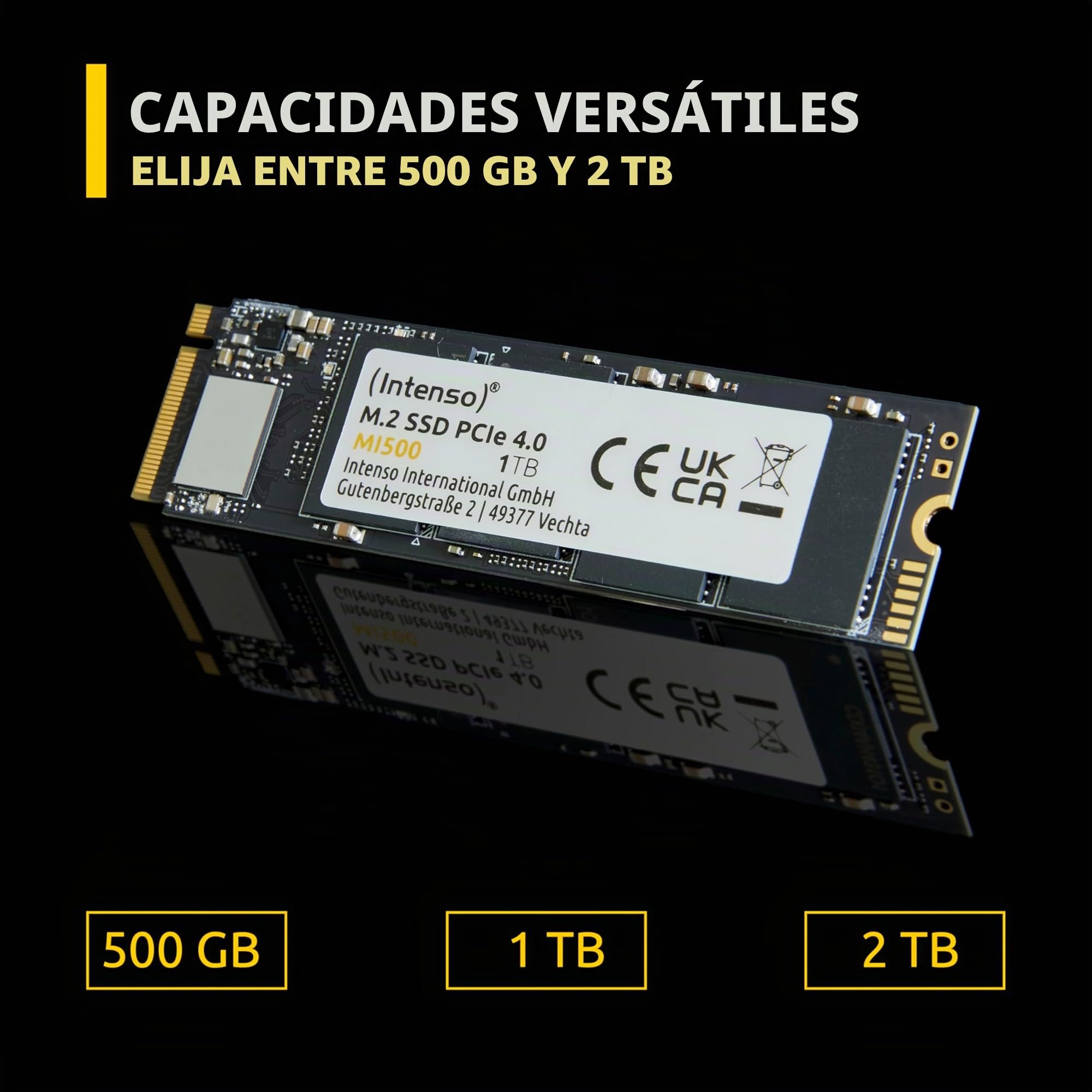 Intenso mi500 ssd 2tb pcie Gen 4x4 nvme 1.4