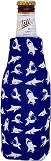 Shark Pattern Beer Bottle Coolie (1)