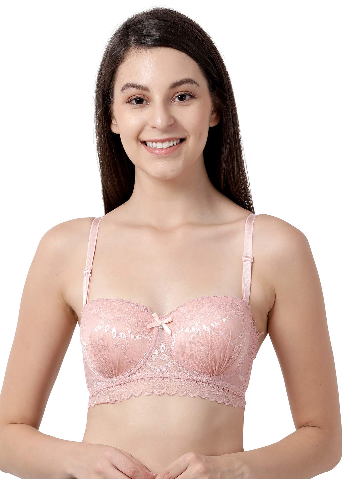 shyaway Women's Susie Balconette Bras - Padded Underwired Demi Coverage-picture-40