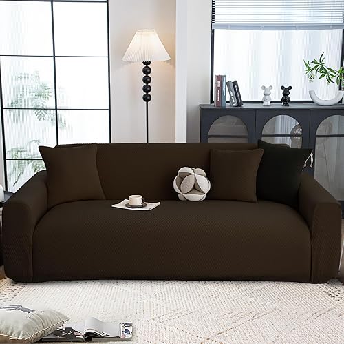 Miniatura 2 de Fundas elásticas para sofá de 2 cojines, aptas para mascotas, lavables, protectores de muebles con parte inferior elástica para gatos y perros