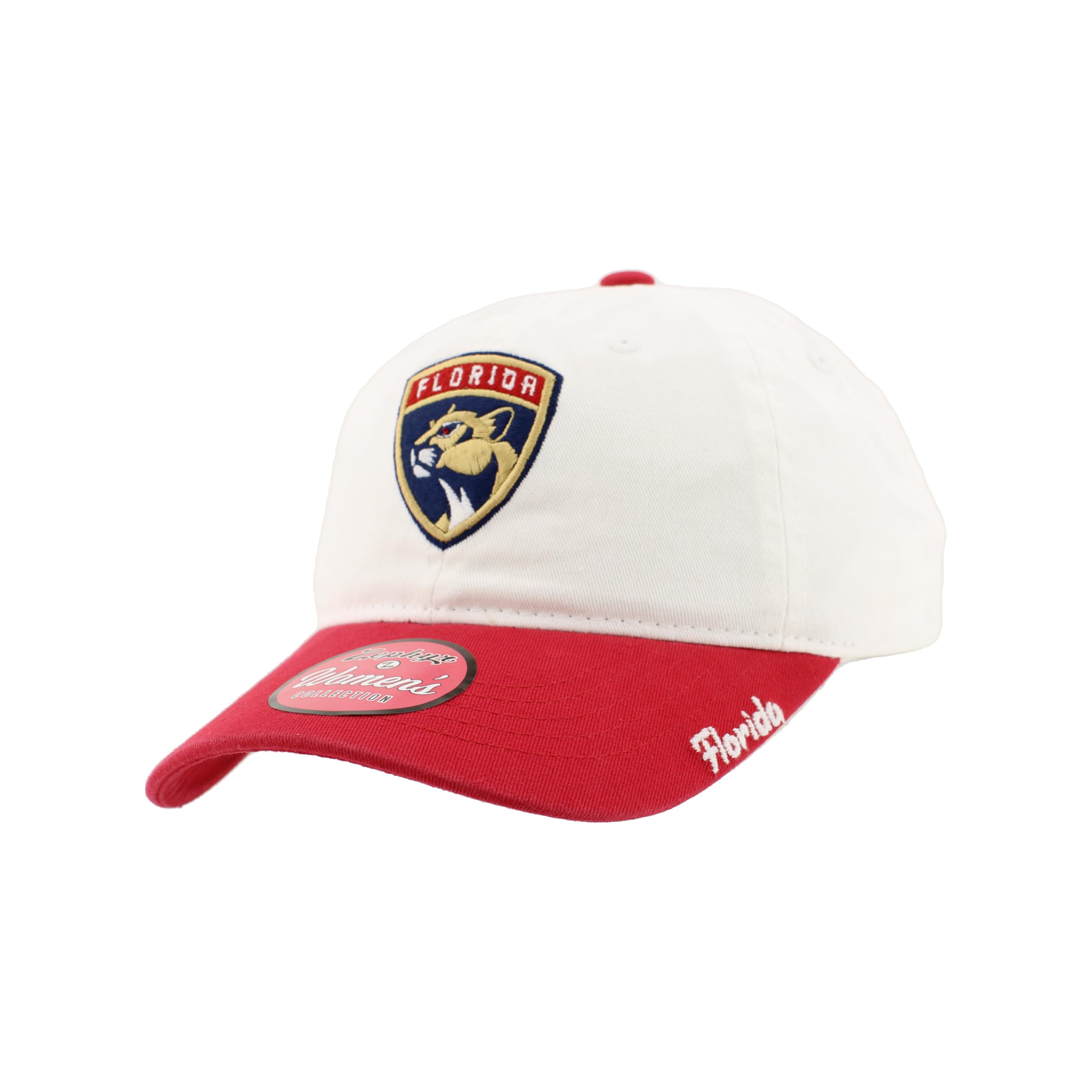 ZHATS Women's NHL Officially Licensed Adjustable Hat Girlfriend Icon White