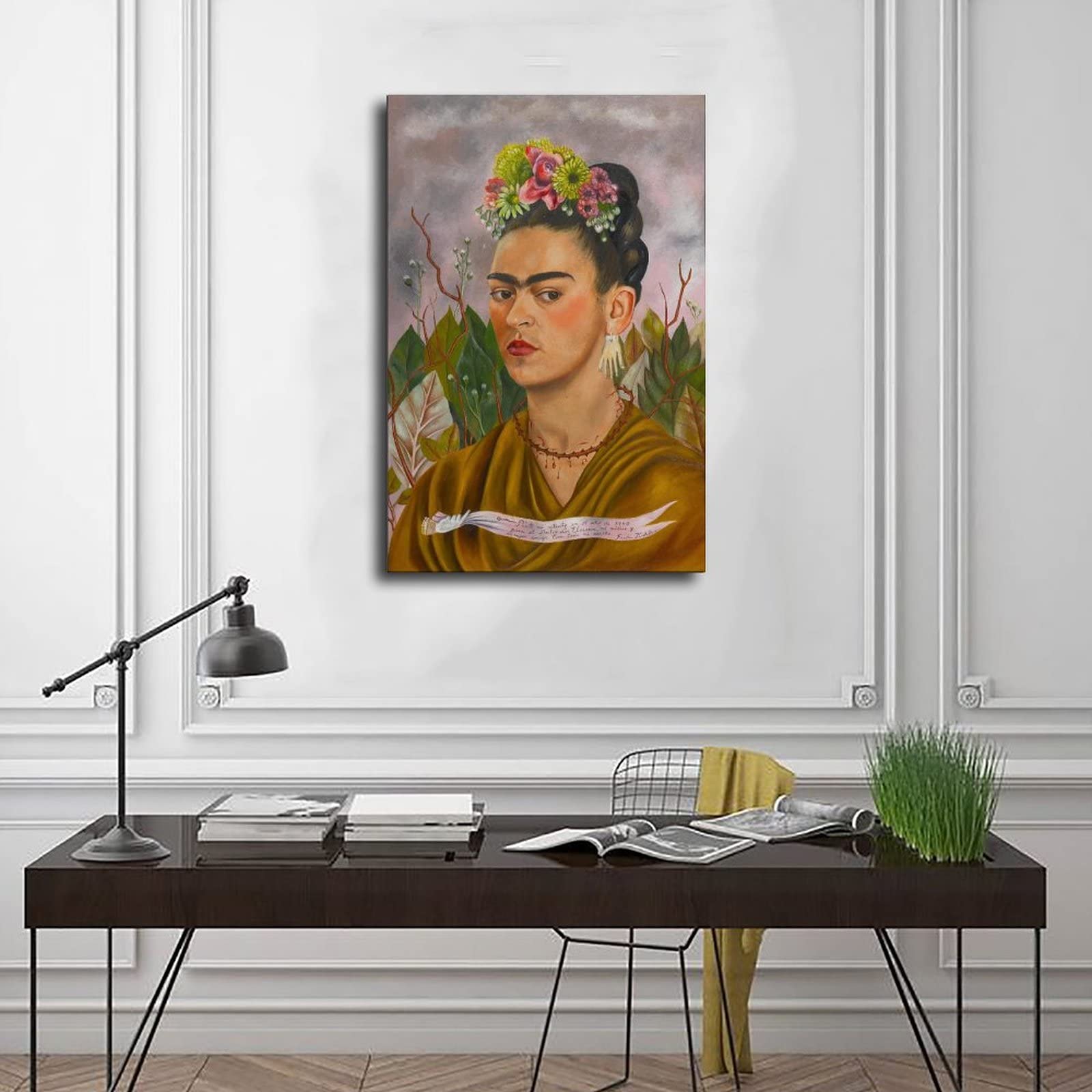 Poster Sur Toile Frida Kahlo 5 - Décoration Murale Chambre, Bureau, 30x45 Cm Sans Cadre
