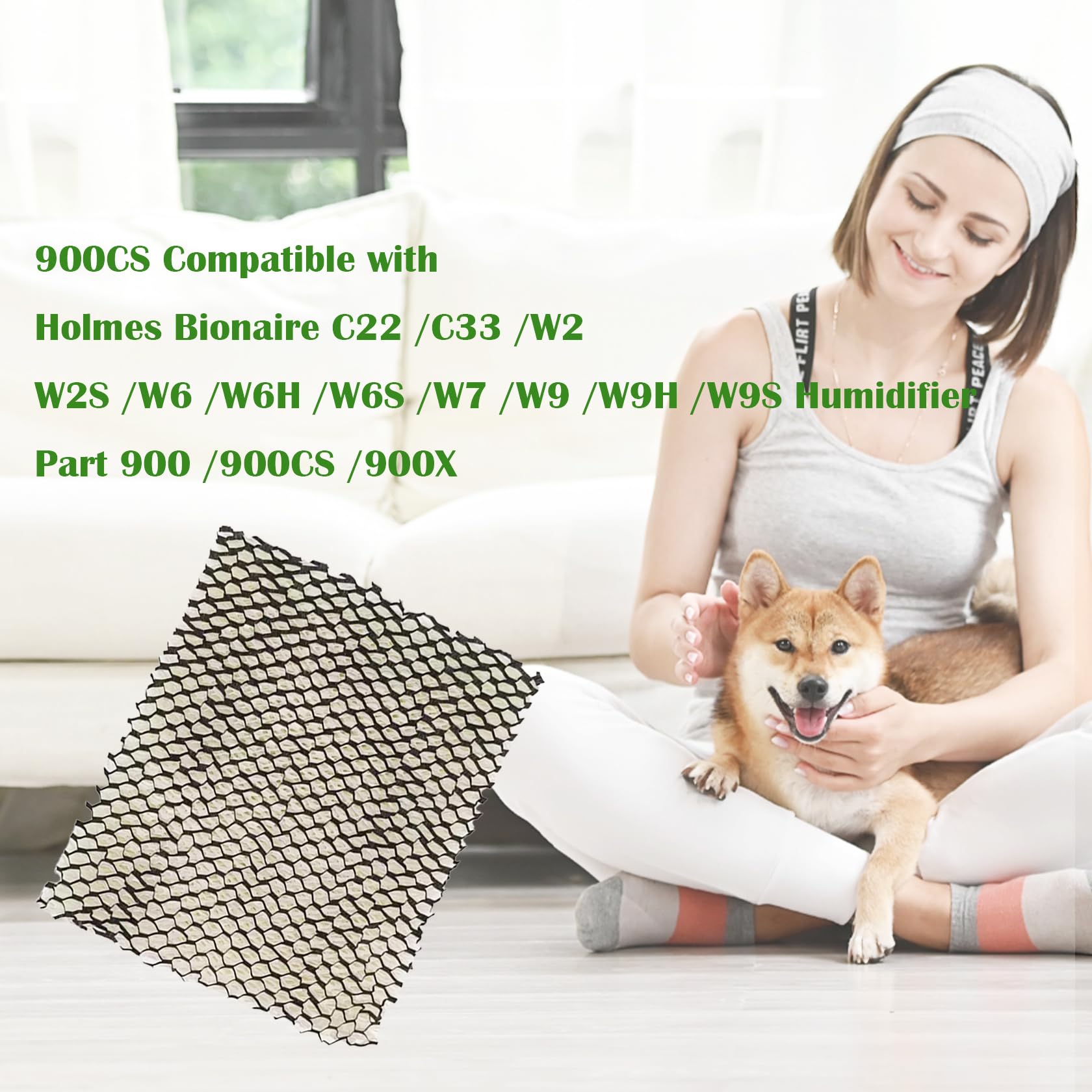 EFP Humidifier Filter Wicks For Bionaire 900, 900cs, 900-cs – 6-Pack, Made In USA