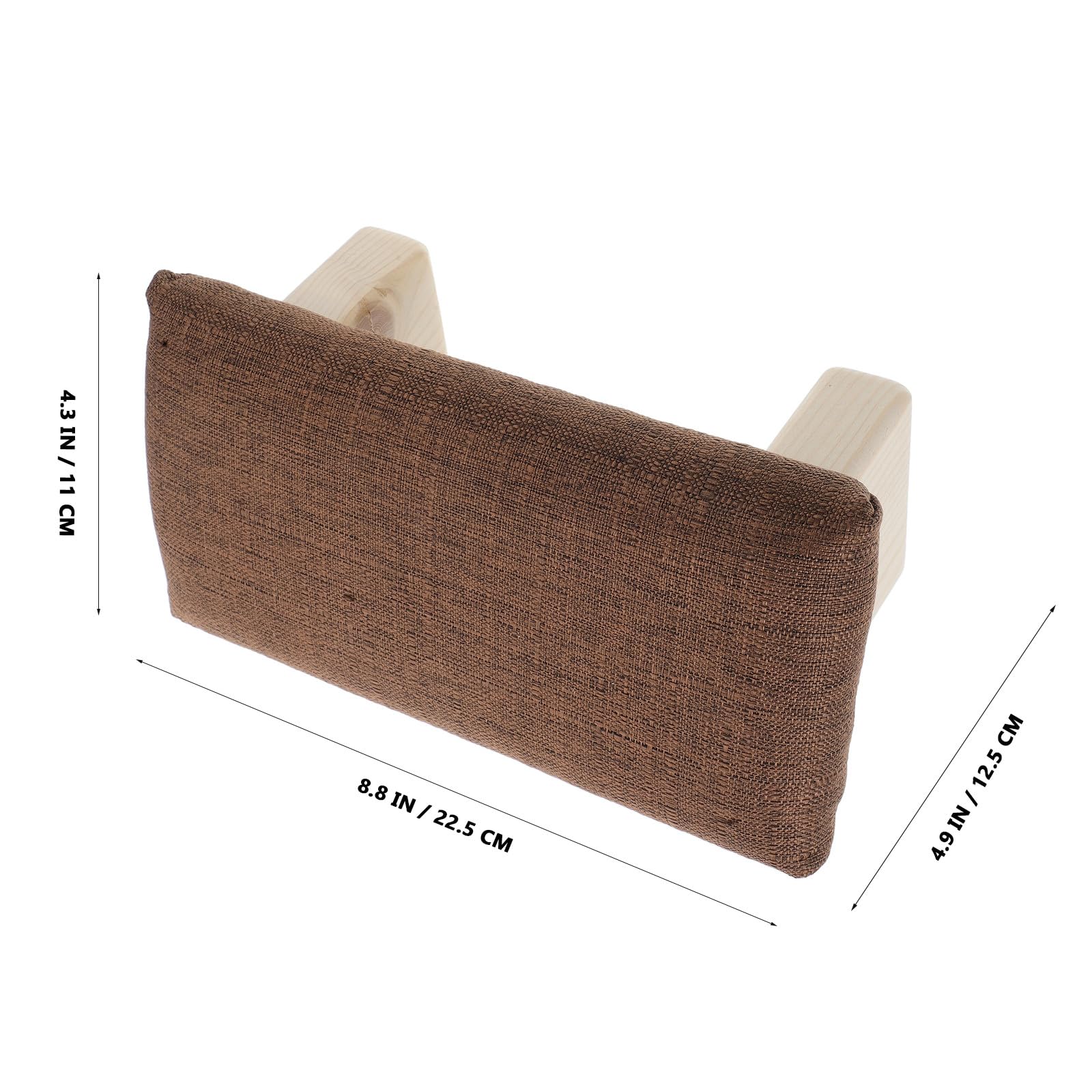 Sgabello Inginocchiato Ergonomico in Legno, Stile Duck, Caffè