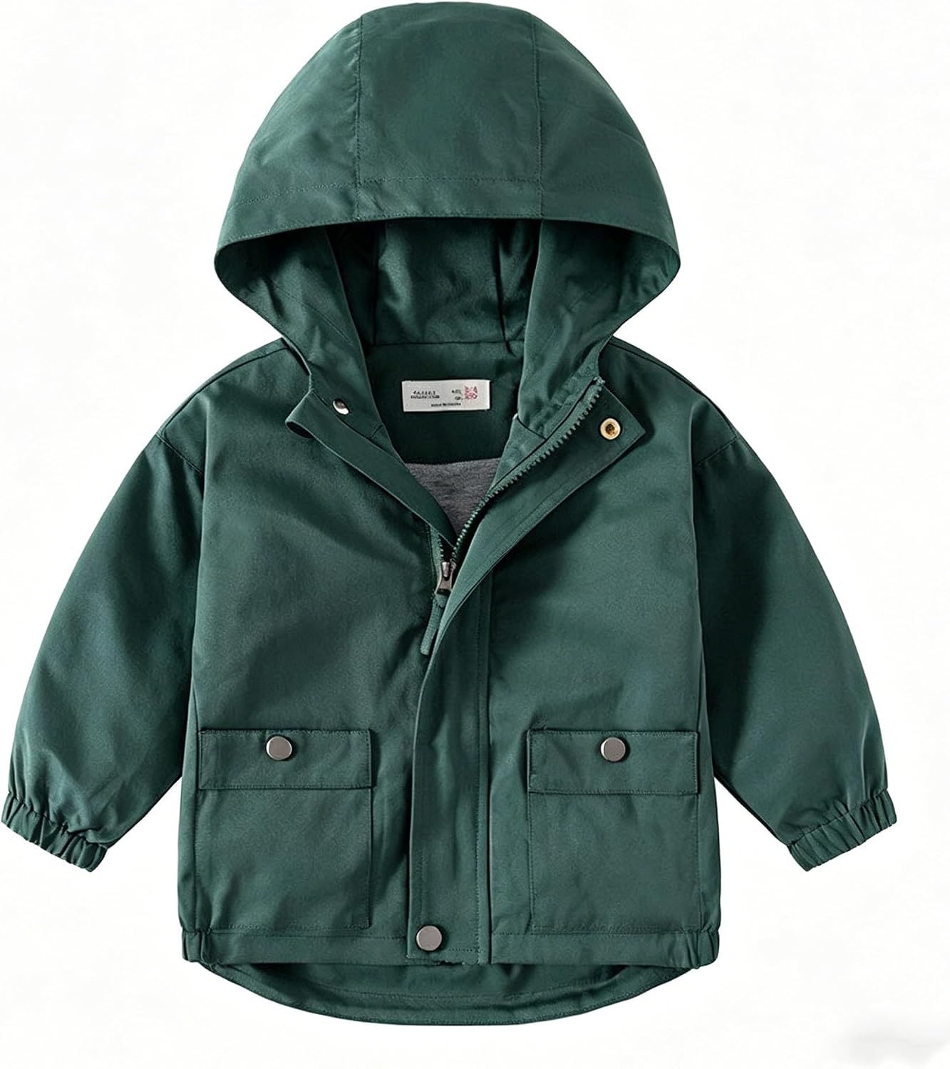 Toddler Boys Windbreaker Jackets Baby Boy Lightweight Pocket Zip Up Hooded Jackets Kids Casual Outerwear