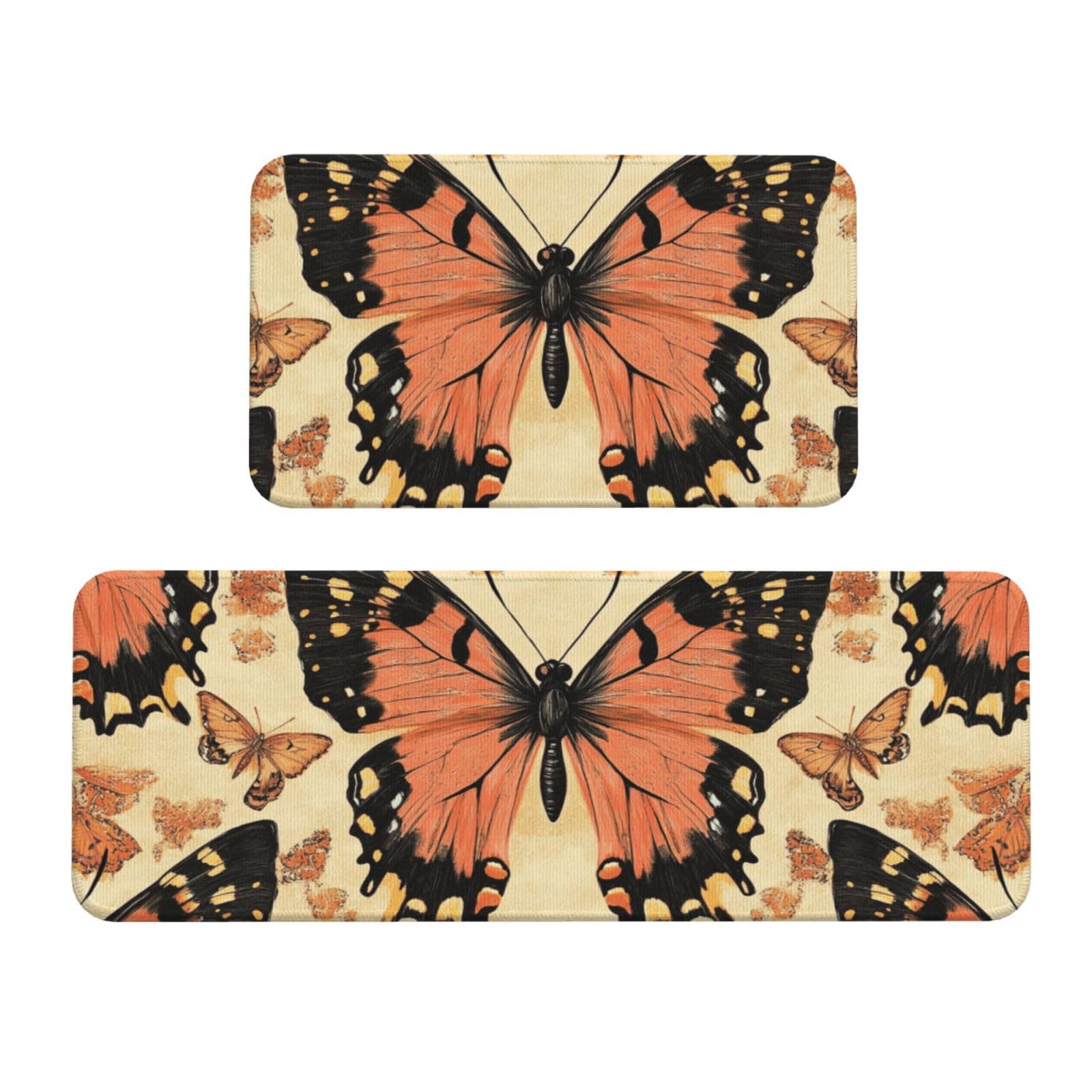 Tapetes de cocina acolchados de mariposas para cocinar con total comodidad
