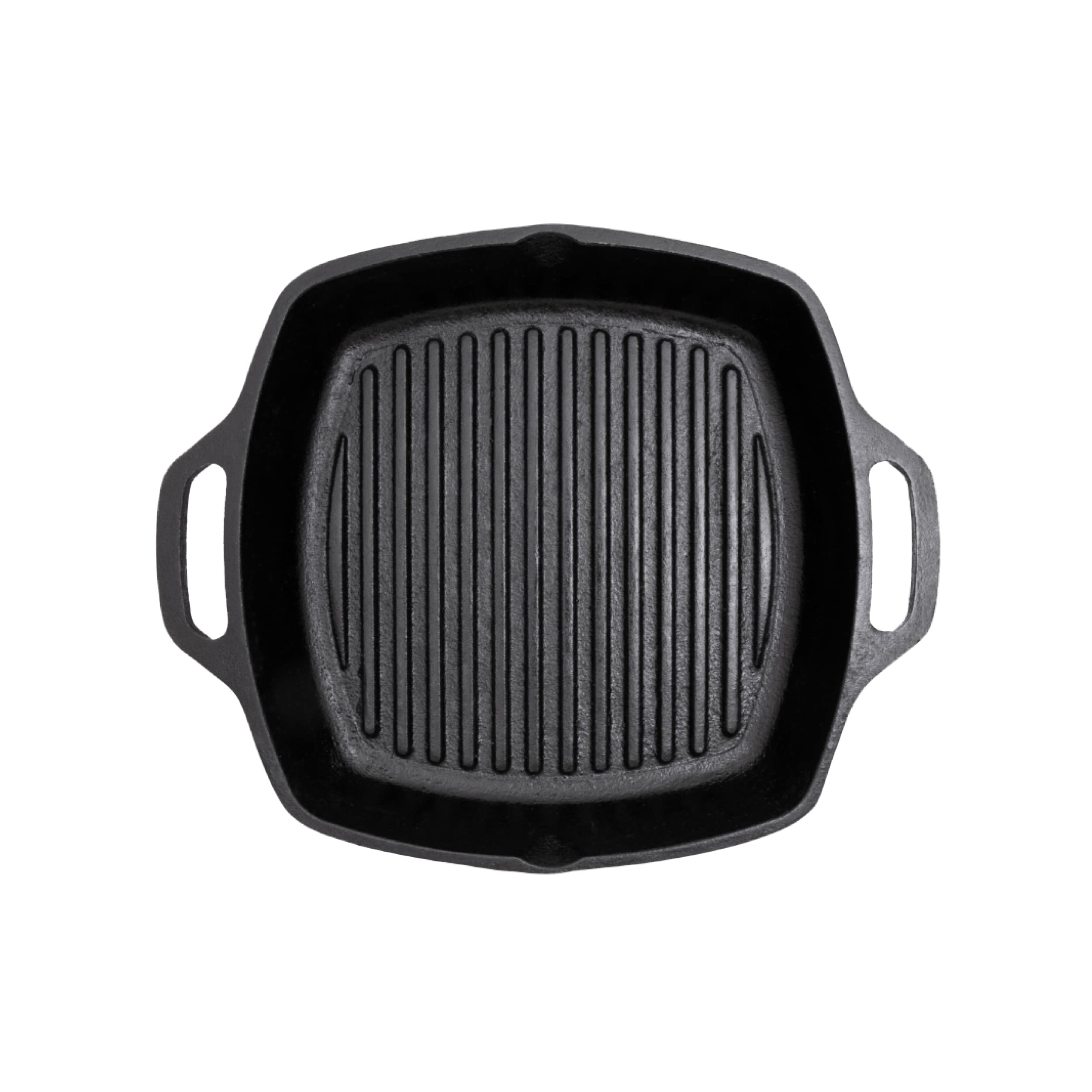 Bhagya Cast Iron Cookware Grill Pan Pre-Seasoned | Non-Stick Barbeque/Sandwich Maker/Tandoor Grill Pan | Induction & Gas Compatible | Non-Toxic - (10in, Looped Handle) (B07NT17VR5) Amazon Price History, Amazon Price Tracker