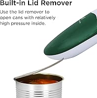 Vista 4 de Kitchen Mama Auto 2.0 Abridor de latas eléctrico: la cuchilla abre casi cualquier lata de pop o refresco - Automático, manos libres, seguro, borde