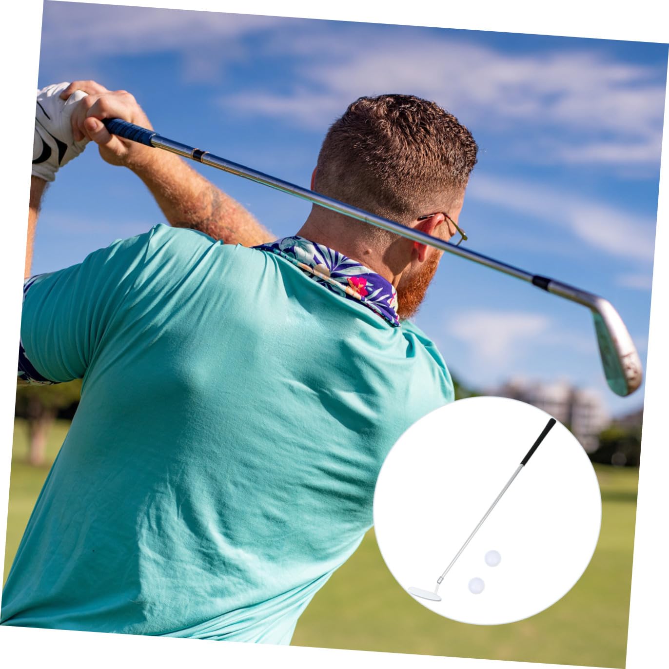 SUPVOX Putter da Golf Giunti Asta in Staccabile per Allenamento Indoor e Outdoor Attrezzatura Pratica per Principianti e Appassionati
