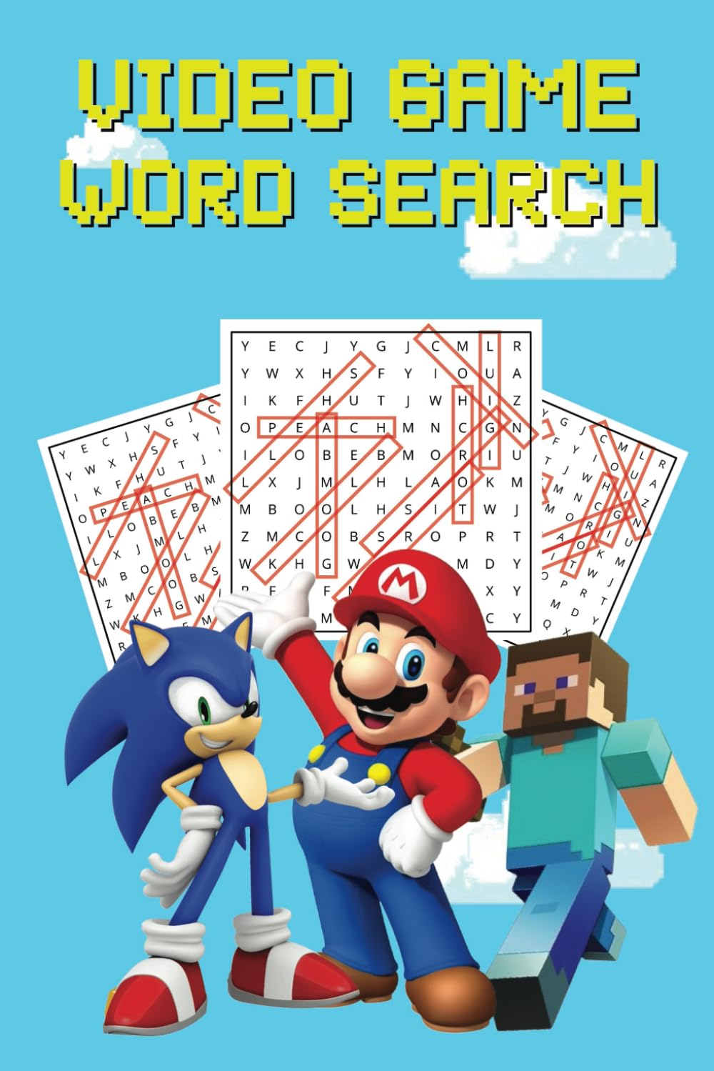 Video Game Word Search Puzzle Book For Gamers: 50+ Puzzles That Are Related To Video Games | 120 Pages | Solutions in the back