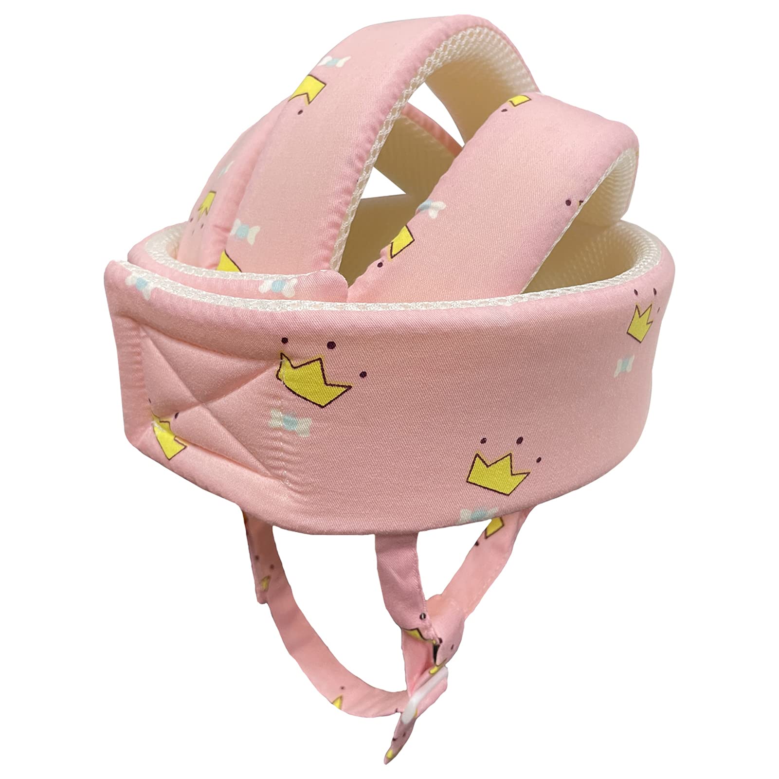 Casco de seguridad para bebé, protector de cabeza para niños, protector de cabeza para bebés, arnés protector de cabeza suave ajustable para niños