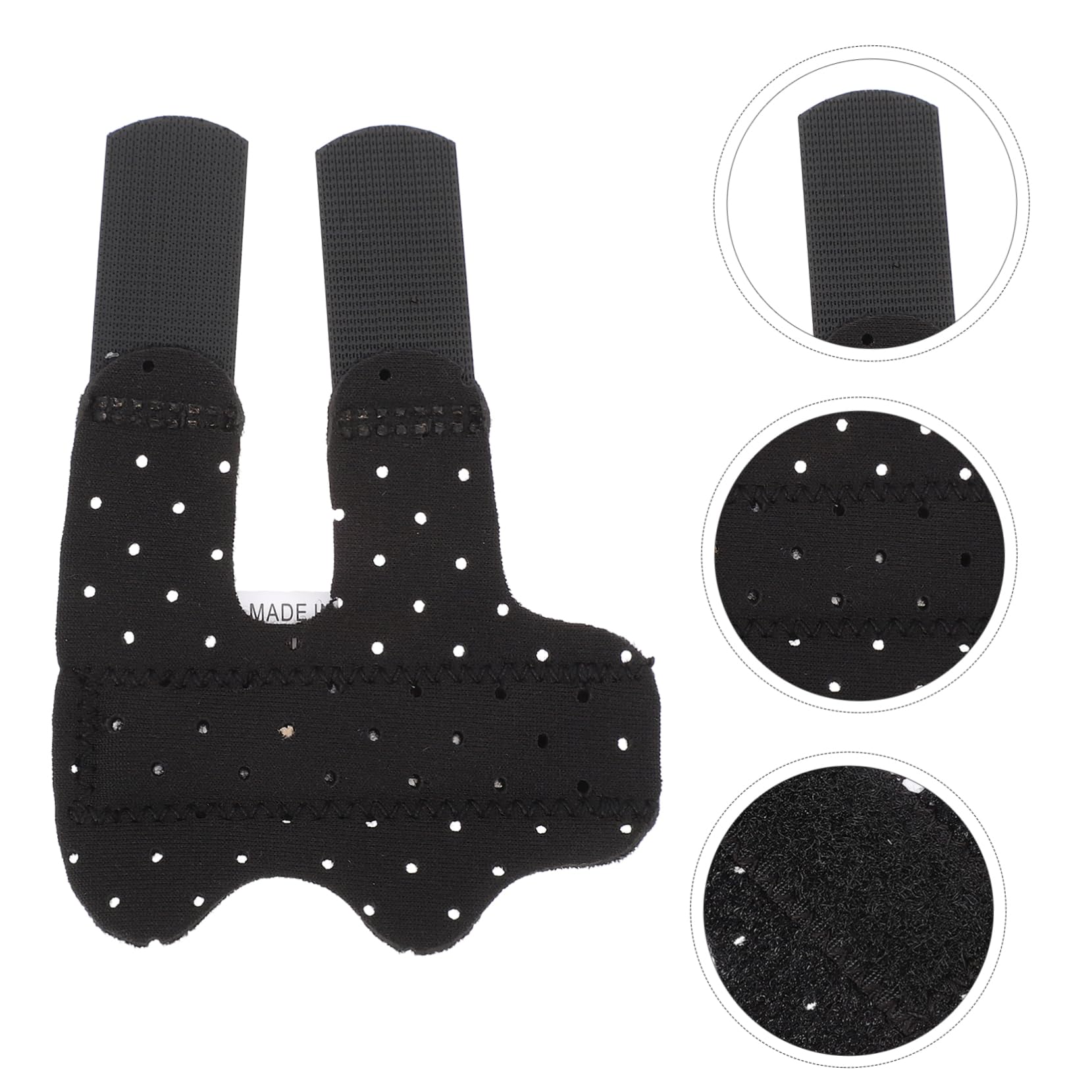 Beavorty 2 Pcs Orthotics Splint Brace Joint Fixator Thumb Brace Tool Stand Support Brace Fracture Tool Composite Cloth Black