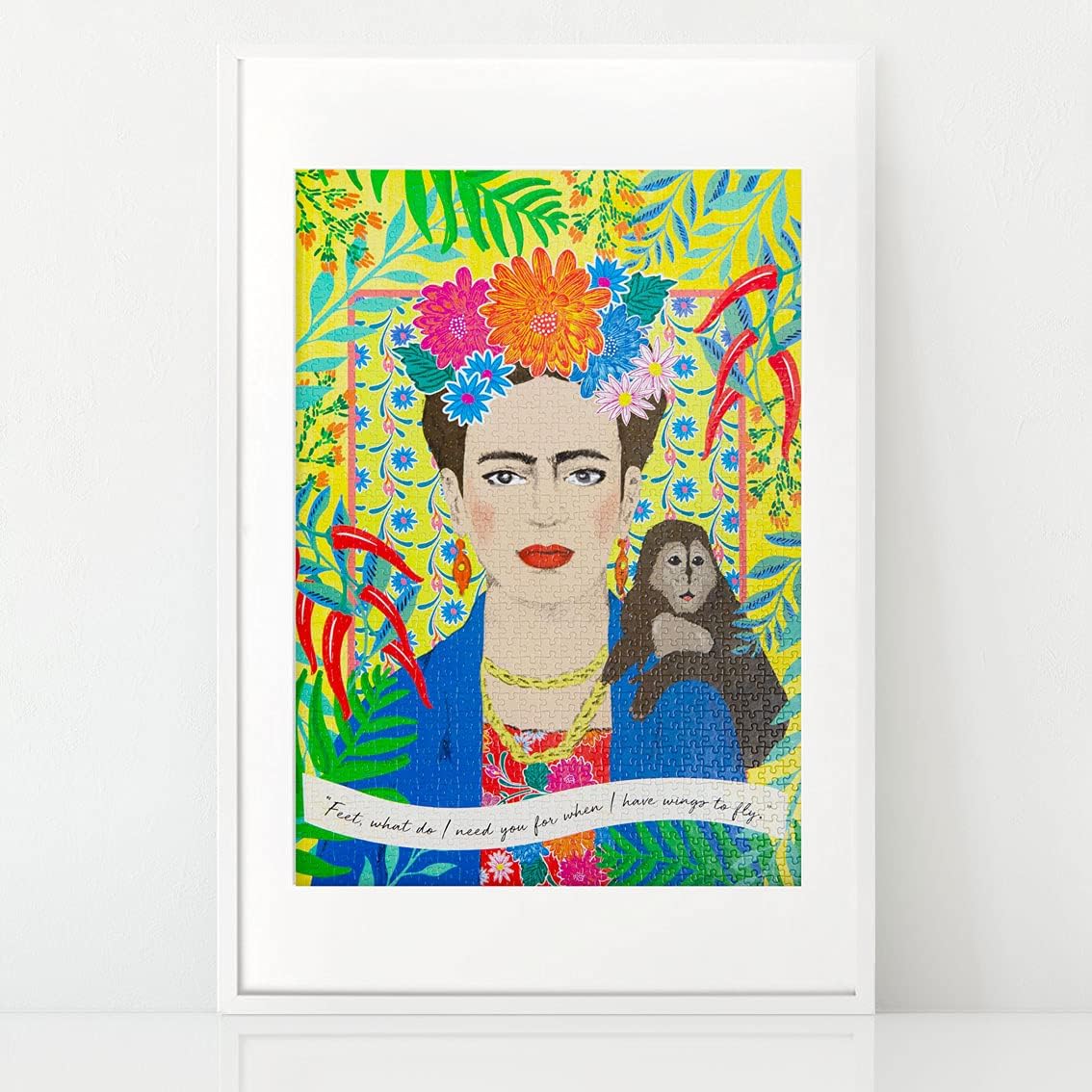 Talking Tables Frida Kahlo – Rompecabezas de 1000 piezas con póster a ...
