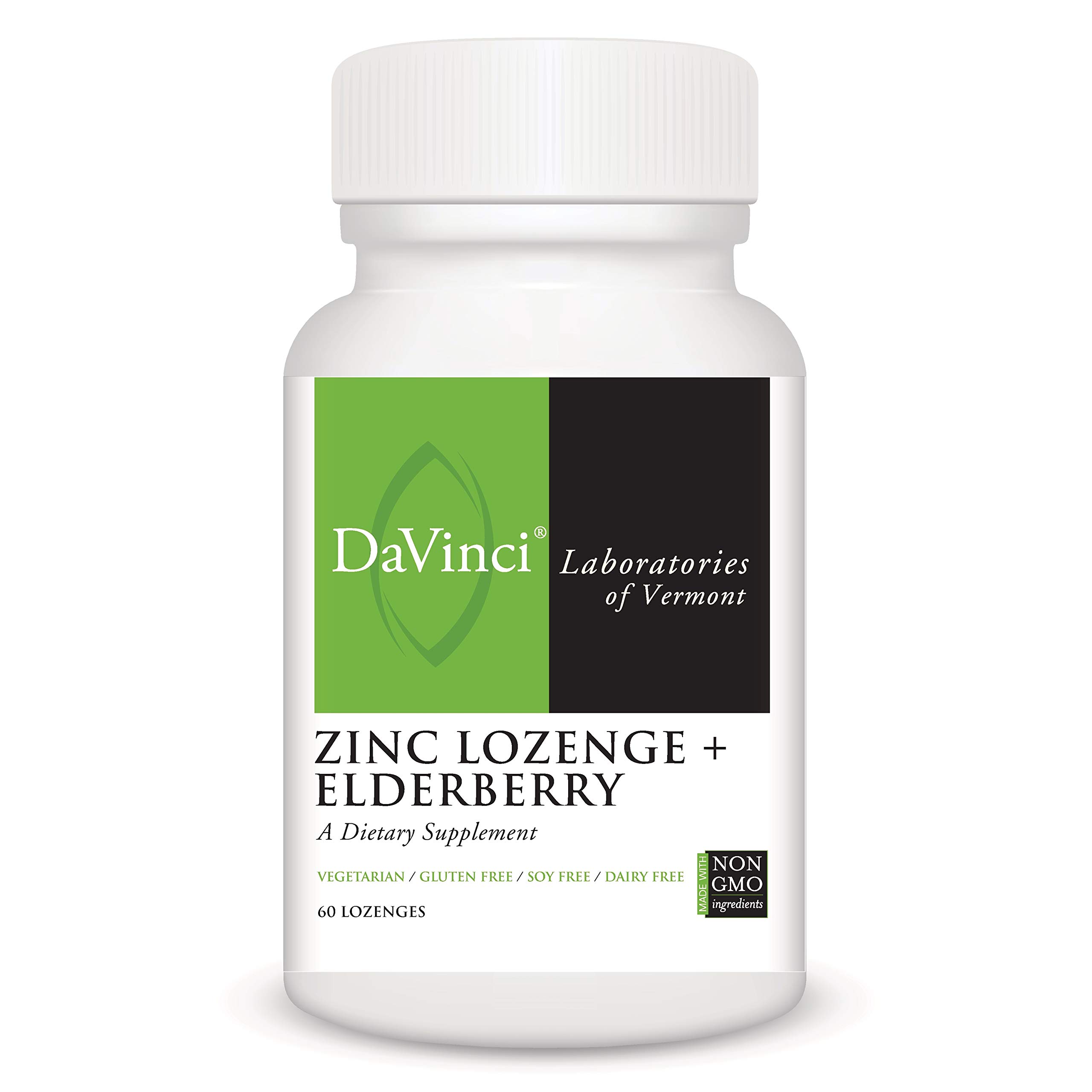 Buy DAVINCI Labs Zinc Lozenge + Elderberry Zinc Supplement to Support