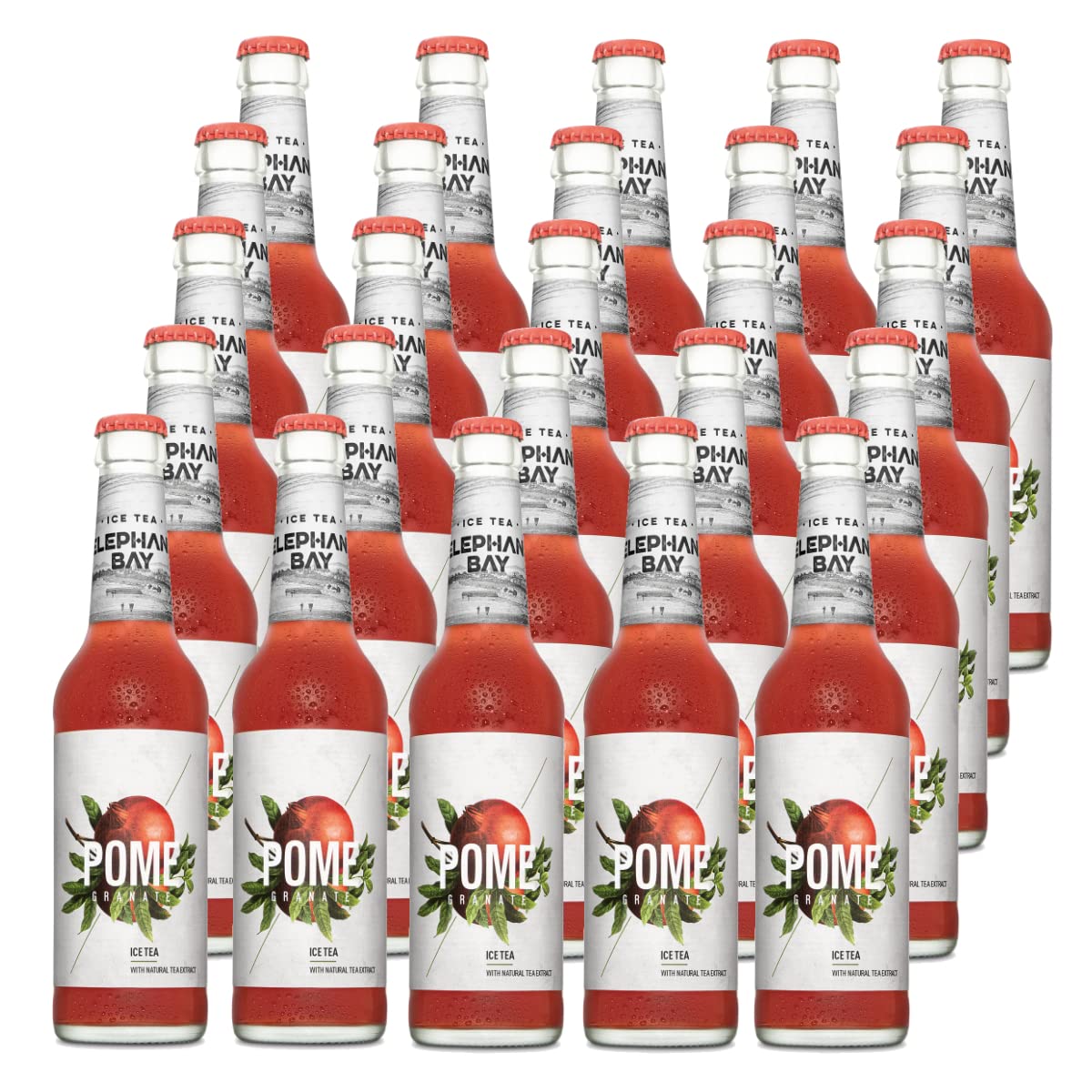 Elephant Bay Ice Tea Pomegranate 25 Flaschen je 0,33l inc. MEHRWEG Pfand