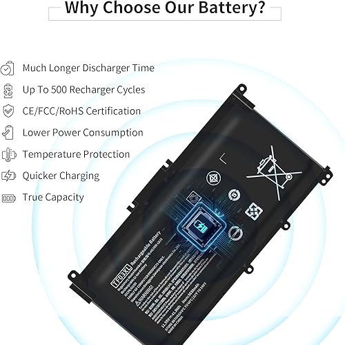 Miniatura 2 de TF03XL 920070-855 - Batería de repuesto para portátil HP Pavilion 15-CC023CL 15-CC050WM 17-AR050WM 17-AR007CA 15-CC 15-CD 15-cc060wm 15-cd040wm