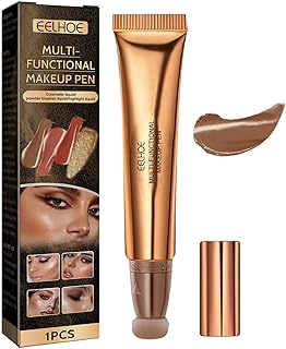 Contornos,beleza contornos líquido fosco cremoso longa duração com aplicador almofada macia - Maquiagem contornos leves que podem ser mesclados para Littryee